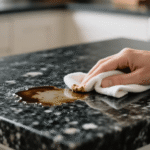 Stains Became Difficult to Remove From the Kitchen Surface