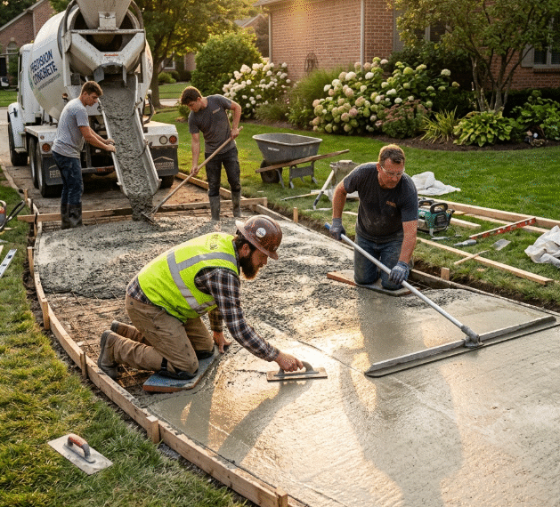 What Actually Happens During Professional Driveway Installation (Step-by-Step)