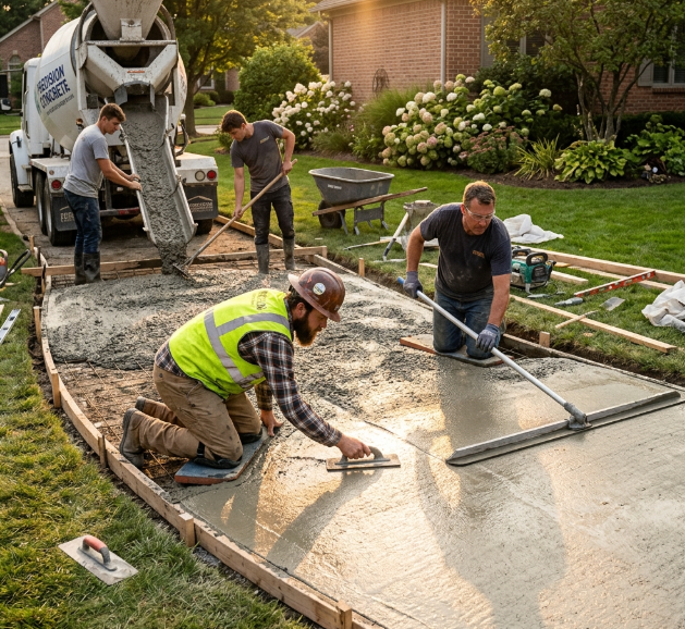 What Actually Happens During Professional Driveway Installation (Step-by-Step)